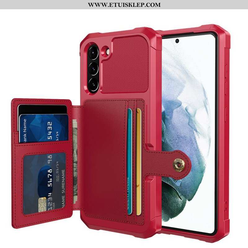 Etui do Samsung Galaxy S21 FE Designerski Uchwyt Na Karty